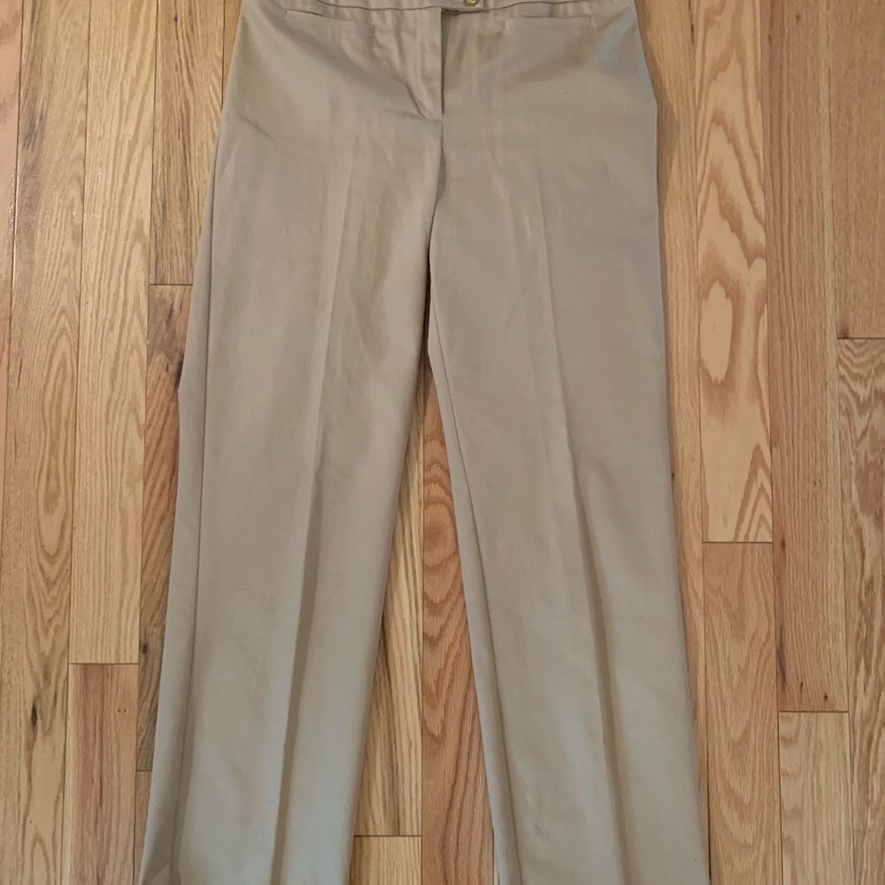 Relativity Women's Khaki Straight-Leg Trousers